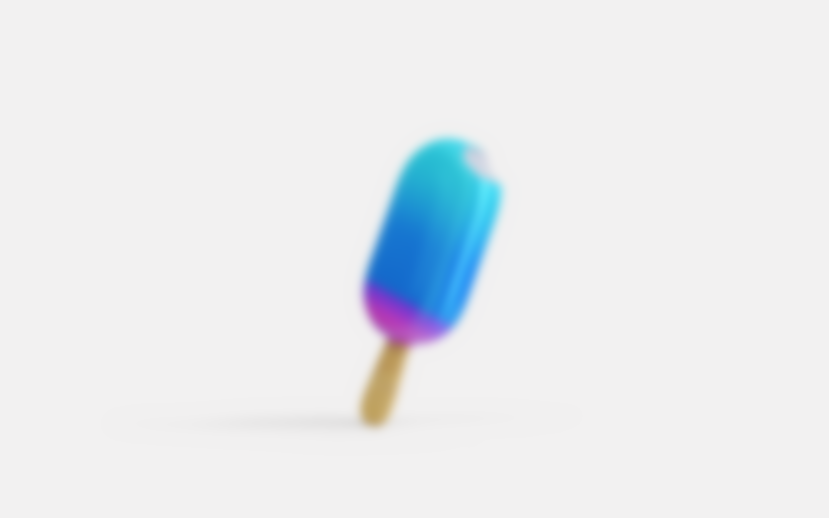 Colorful ice cream